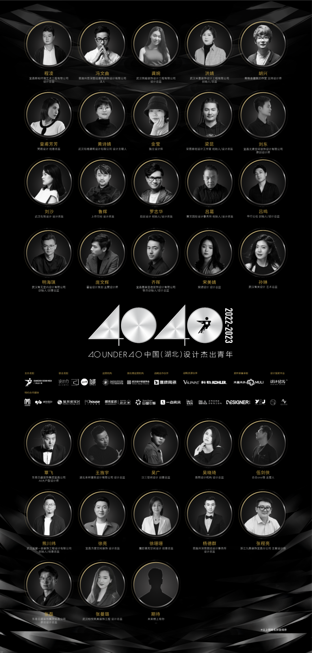 40 UNDER 40 | 省区榜List·2揭晓！10省区350位设计杰出青年脱颖而出！(图19)