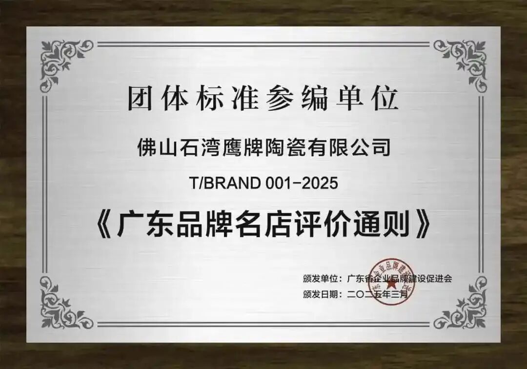 重大喜讯｜鹰牌陶瓷入选2025“国货之光”计划，参与制定品牌标准(图5)